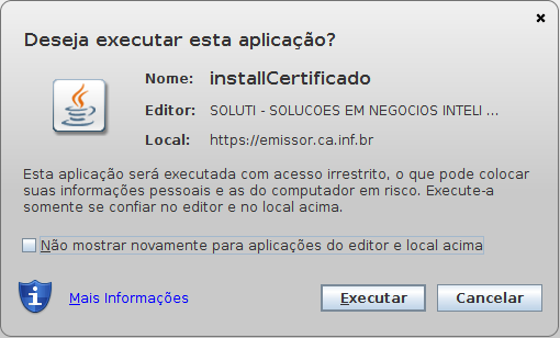 Alerta Segurança